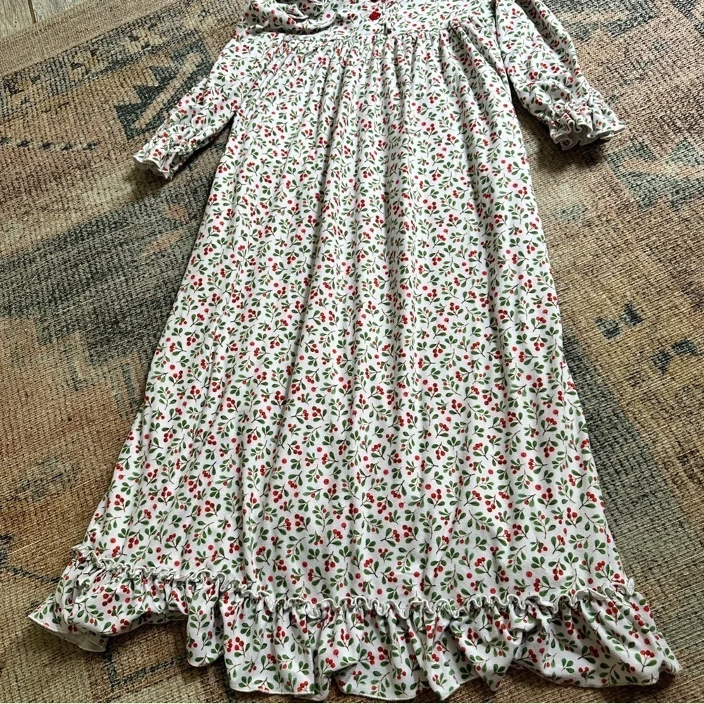 Serendipity by Shrimp and Grits Kids Christmas Gown Pajama Dress sz M